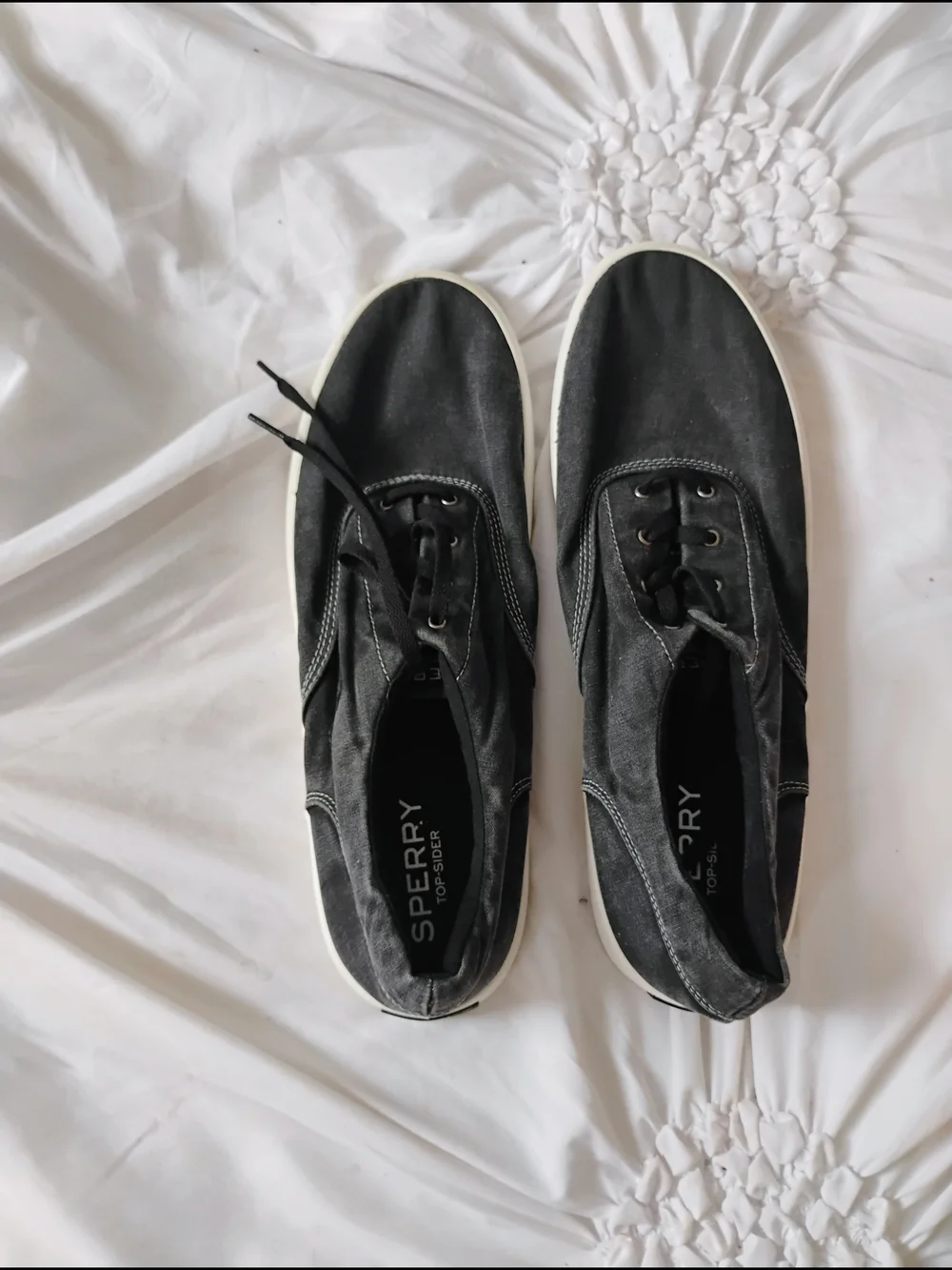 Stacy Adams Black Leather Slip-On Loafers with Silver Bit